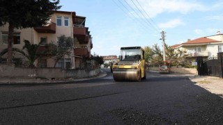 Zeytin Sokak da asfaltlandı