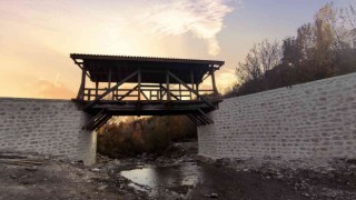 100 Yıllık Tarihi köprü restorasyonu yapılarak hizmete açıldı