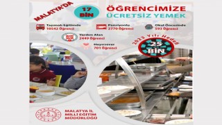 17 bin öğrenci ücretsiz sıcak yemek