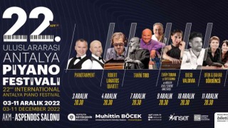 22. Uluslararası Antalya Piyano Festivali başlıyor