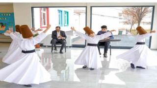 3. sınıf öğrencilerinden Sema gösterisi