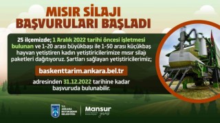 ABBnin mısır silajı desteği için başvurular başladı