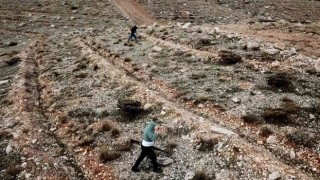 Adıyamanda kaçak avcılar dron ile kovalandı