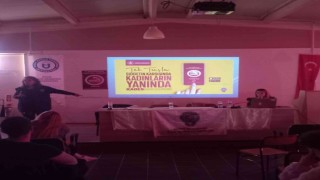 ADÜ Karacasu Memnune İnci MYOda Kadına Yönelik Şiddet Farkındalığı Semineri verildi
