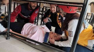 Afet tatbikakatı gerçeği aratmadı