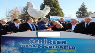 Afyonkarahisarın 3 ilçesi törenle doğalgaz konforuna kavuştu