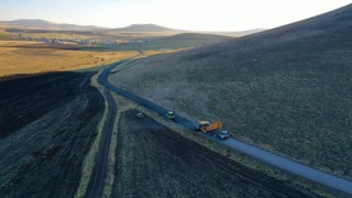 Ağrıda bin 156 kilometrelik köy yolu sıcak asfaltla buluştu