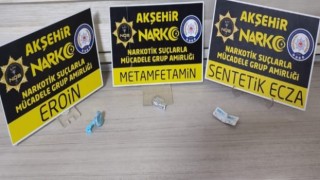 Akşehirde uyuşturucu operasyonu: 7 gözaltı