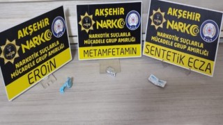Akşehirde uyuşturucu operasyonu: 7 gözaltı