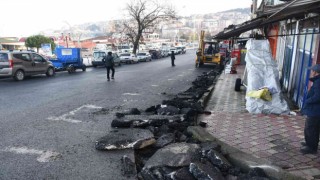 Alaplı Belediye Başkanı Tekin şantiye şefi gibi çalışıyor