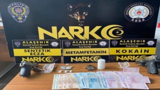 Alaşehirde uyuşturucu operasyonu