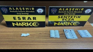 Alaşehirde uyuşturucudan 1 tutuklama