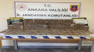 Ankarada 2 bin paket kaçak tütün ele geçirildi