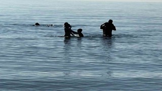Antalyada aralık ayının ortasında deniz keyfi