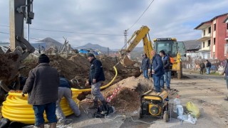Arapgirde doğalgaz çalışmaları hız kesmeden devam ediyor