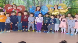 Aydın Devlet Hastanesi kreşinde minikler eğlenerek öğrendi