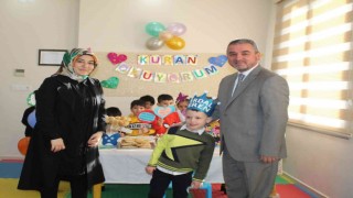 Aydında 4-6 yaş öğrencileri Kurana geçmenin sevincini yaşadı