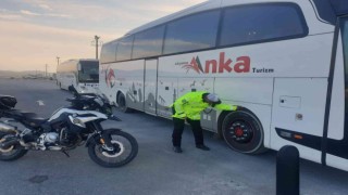 Aydında otobüsler tek tek kontrol edildi