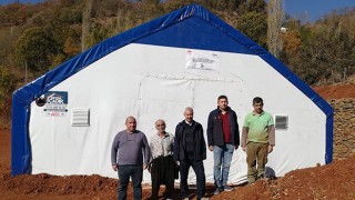Bahçe İlçesi’nde çadır ahırların kurulumu tamamlandı