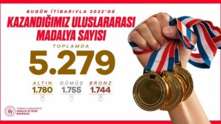 Bakan Kasapoğlu: Uluslararası alanda 5 bin 279 madalya elde ettik