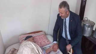 Başkan Topaloğlundan hastalara moral