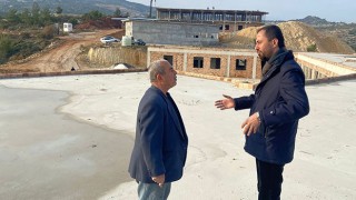 Başkan Yalçın Huzurevi, İlkokul Ve Çok Amaçlı Salon İnşaatında İnceleme yaptı