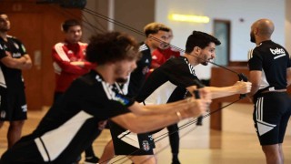 Beşiktaş salonda çalıştı