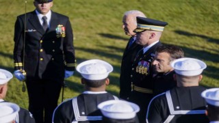 Biden ve Macron Beyaz Sarayda bir araya geldi