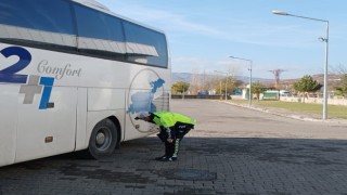 Bingölde kış lastiği denetimi