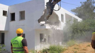 Bodrumda 1 yılda 210 kaçak yapı yıkıldı, 1650 yapı mühürlendi