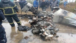 Bursada eğitim uçağı düştü: 2 ölü