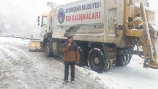 Büyükşehirin 156 araç ve 328 personeli, karla mücadele için hazır