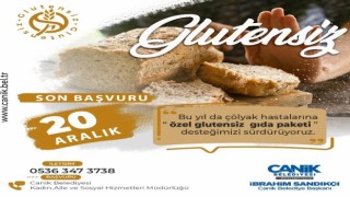 Canik Belediyesinden glütensiz gıda desteği