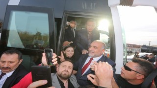 Canikte Cumhurbaşkanı Erdoğana sevgi seli