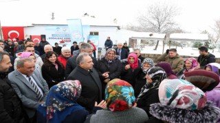 Çatakderede doğalgaz sevinci