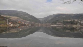 Çubuk Gölünde mest eden manzara