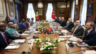 Cumhurbaşkanı Erdoğan, Senegal Cumhurbaşkanı Macky Sall onuruna öğle yemeği verdi