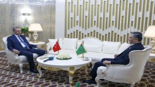 Cumhurbaşkanı Erdoğan, Türkmenistan Halk Maslahatı Başkanı Berdimuhamedov ile görüştü