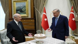 Cumhurbaşkanı Recep Tayyip Erdoğan, MHP Genel Başkanı Devlet Bahçeliyi Kabul etti.