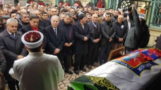 Cumhurbaşkanlığı YİK Üyesi Şahin, Karabacakın cenaze törenine katıldı