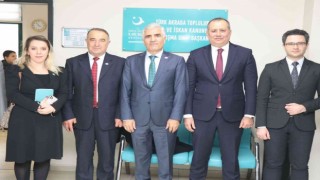 DATÜB heyeti İl Göç İdaresi Müdürü Batuya çalışmalar hakkında bilgi verdi