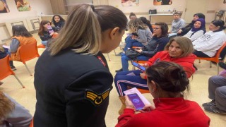 Denizli jandarması kadın ve aile içi şiddetle mücadelesini sürdürüyor