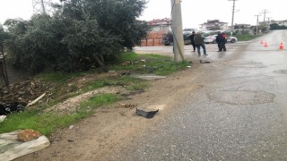 Direğe çarpan motosiklet sürücüsü hayatını kaybetti