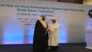 Diyanet İşleri Başkanı Erbaş: 2023 hac organizasyonu ile ilgili ocak ayında Ciddede hac protokolü imzalayacağız