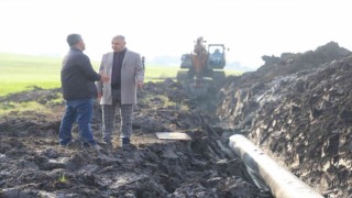 Diyarbakırın 3 ilçesini besleyen su boruları yenilendi