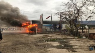 Duman kokusu 21 yolcuyu alevlerin arasında kalmaktan kurtardı