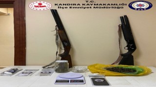 Dur ihtarına uymadı, kovalamaca torbacının evinde bitti