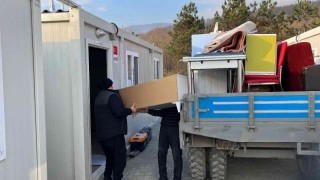 Düzcede konteyner kentlerde yaşam başladı