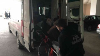 Edirnede tır sürücüsünün piknik tüpü patladı: 1 yaralı