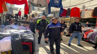 Edremit Zabıtadan pazaryeri denetimi